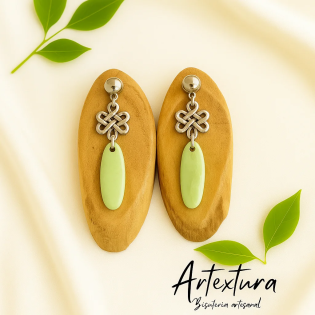 Pendientes Verde Pastel