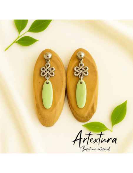 Pendientes Verde Pastel
