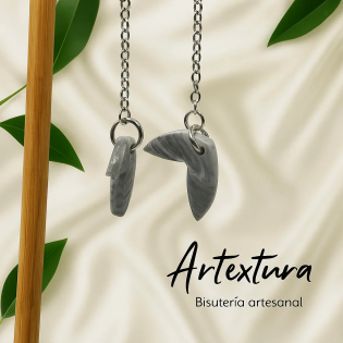 Pendientes Sirena Marmolado