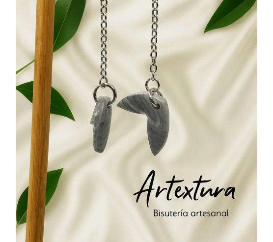 Pendientes Sirena Marmolado