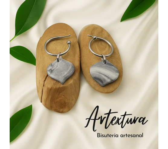 Pendientes Lagrima 2 Marmolado