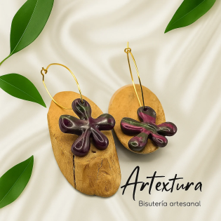 Pendientes Flor Multicolor