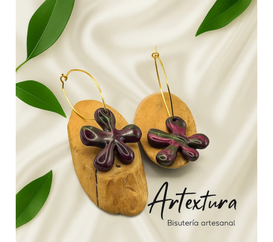 Pendientes Flor Multicolor