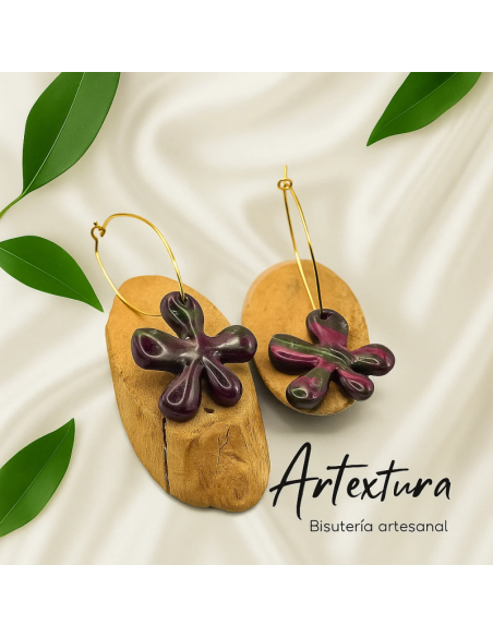 Pendientes Flor Multicolor