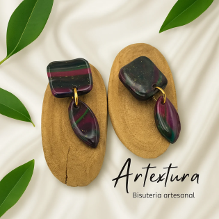Pendientes Lagrima Multicolor