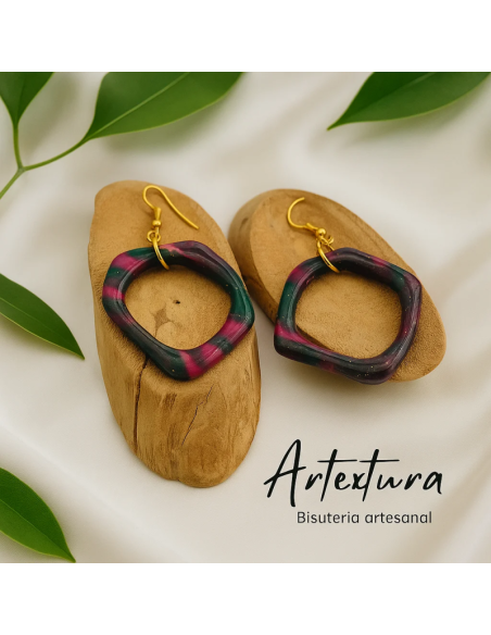 Pendientes Aros Multicolor