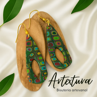 Pendientes Candil Multicolor