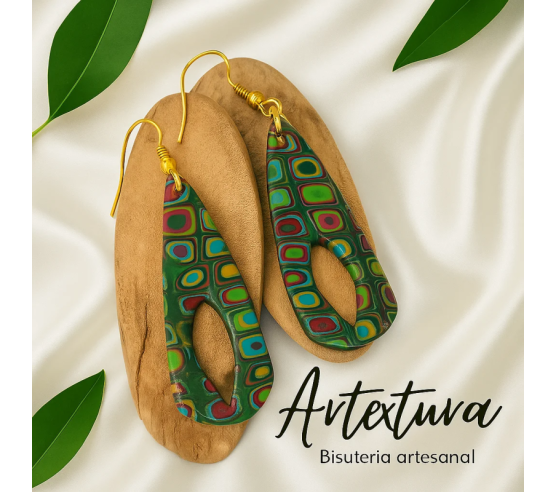 Pendientes Candil Multicolor