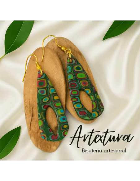 Pendientes Candil Multicolor