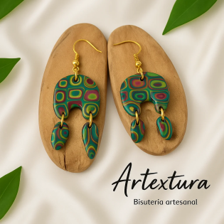Pendientes Lagrimas Multicolor
