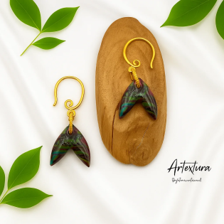 Pendientes Sirena Multicolor