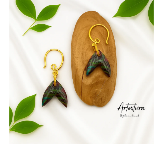 Pendientes Sirena Multicolor
