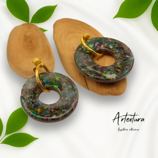 Pendientes Aro Multicolor