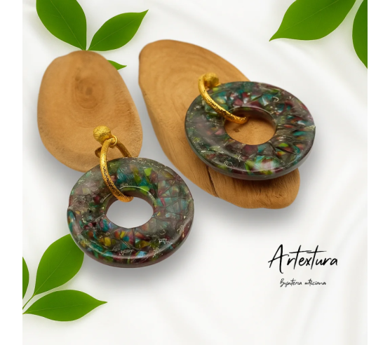 Pendientes Aro Multicolor