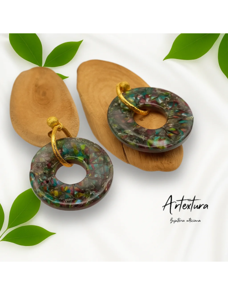 Pendientes Aro Multicolor