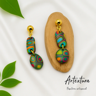 Pendientes Trocito Multicolor