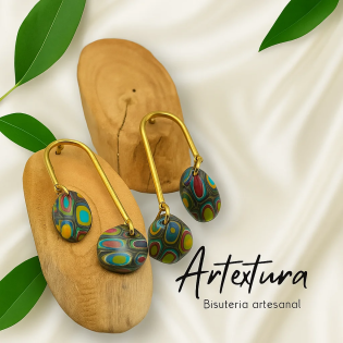 Pendientes Colgante Multicolor