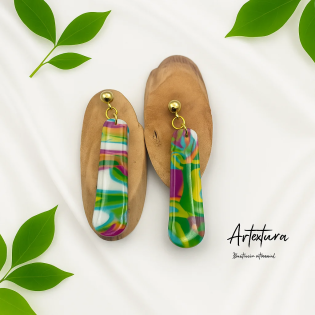 Pendientes Barras Multicolor