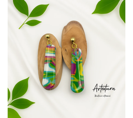 Pendientes Barras Multicolor