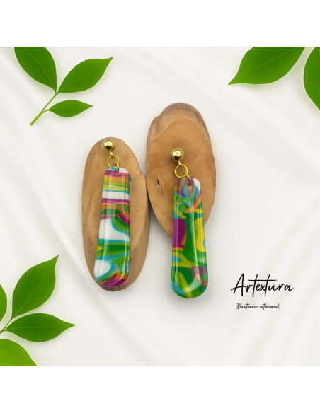 Pendientes Barras Multicolor