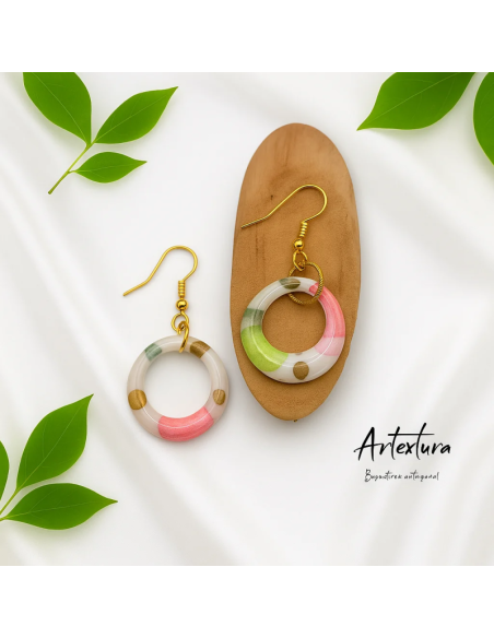 Pendientes Aros Flamencos Multicolor