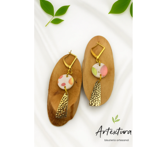 Pendientes Flamenco Flecos Multicolor