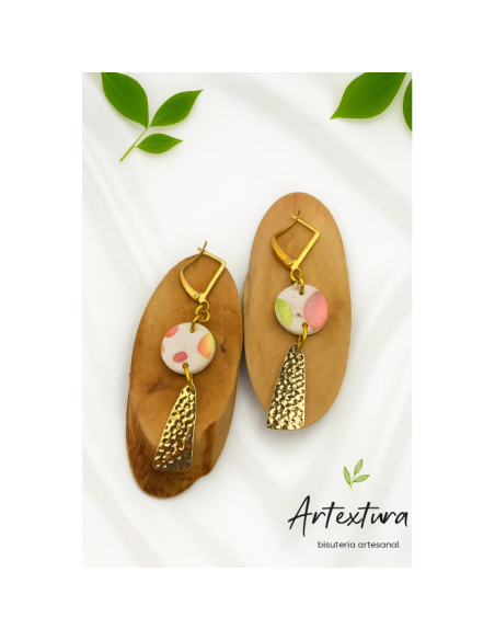 Pendientes Flamenco Flecos Multicolor
