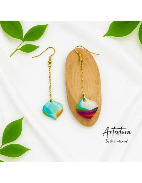 Pendientes Gotas de Color