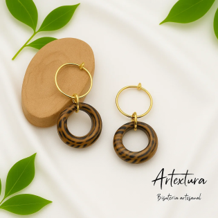 Pendientes Aros Tigre