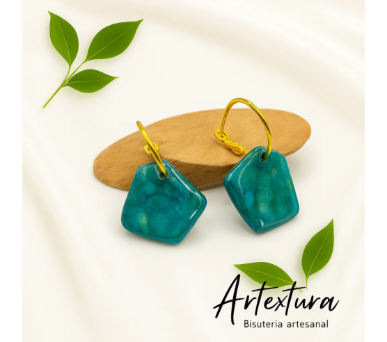 Pendientes Aura Turquesa
