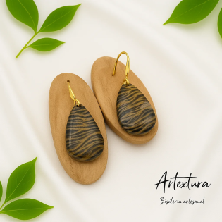 Pendientes Gota Tigre