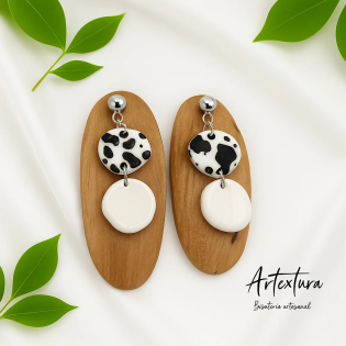 Pendientes Circulo Vaca