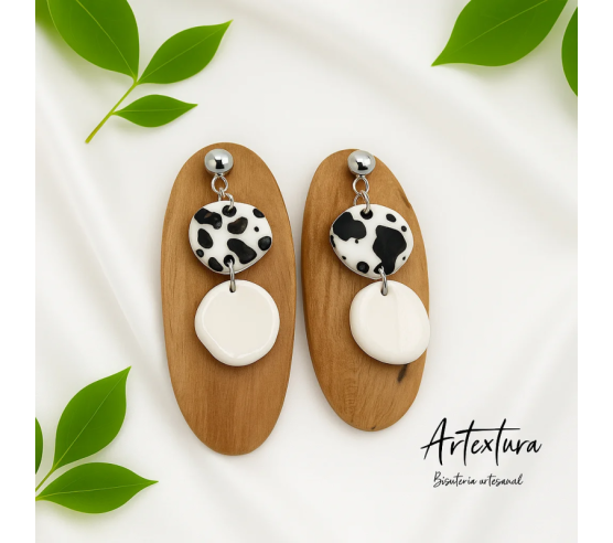 Pendientes Circulo Vaca