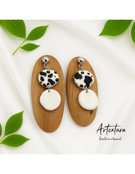 Pendientes Circulo Vaca