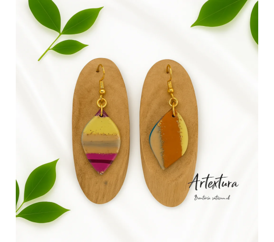 Pendientes Gotas Multicolor