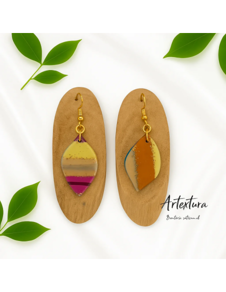 Pendientes Gotas Multicolor