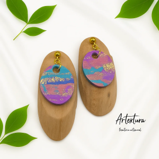 Pendientes Redondos Multicolor