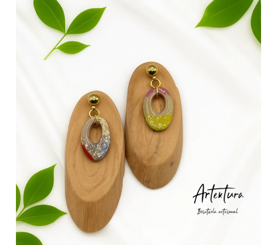 Pendientes Gota Tierra