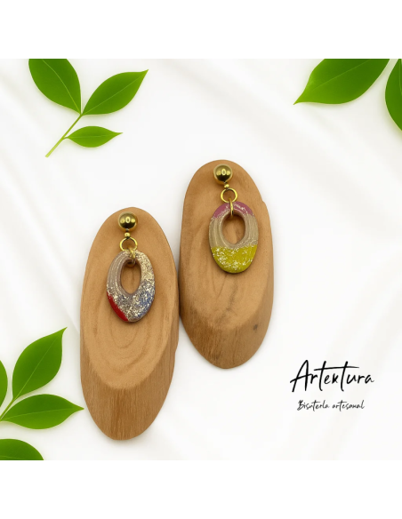 Pendientes Gota Tierra