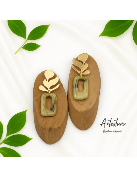 Pendientes Arbol Tierra