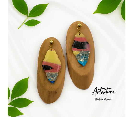 Pendientes Rombo Multicolor