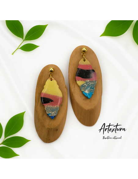 Pendientes Rombo Multicolor