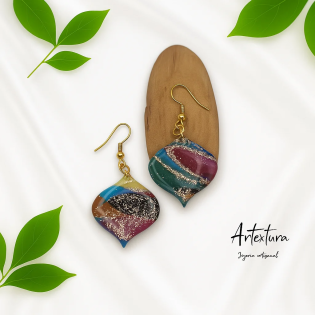 Pendientes Gota Multicolor