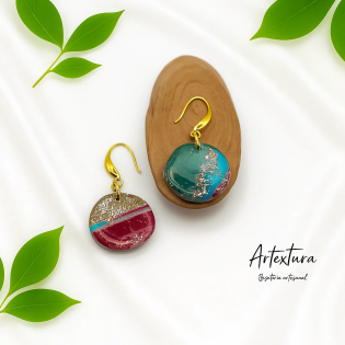 Pendientes Circulitos Multicolor