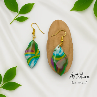 Pendientes Gota Rota Multicolor