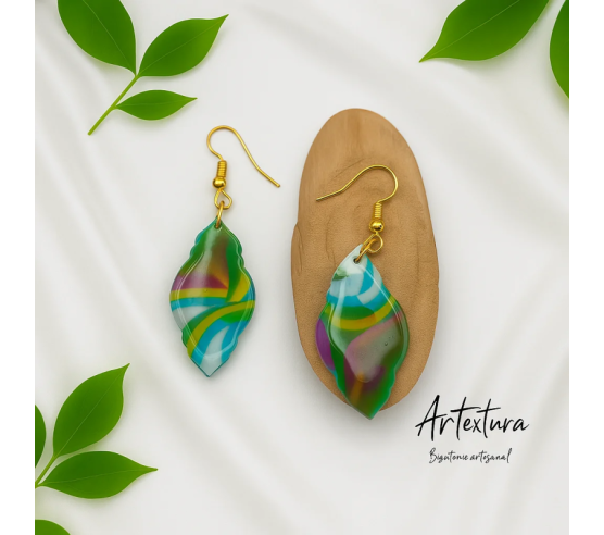 Pendientes Gota Rota Multicolor