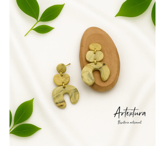 Pendientes Garra Tierra