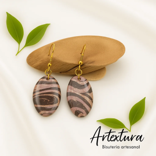 Pendientes Tierra Rosé