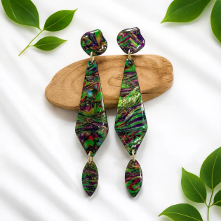 Pendientes Selva Esmeralda