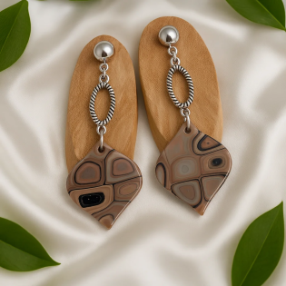 Pendientes Gotas Volcanicas